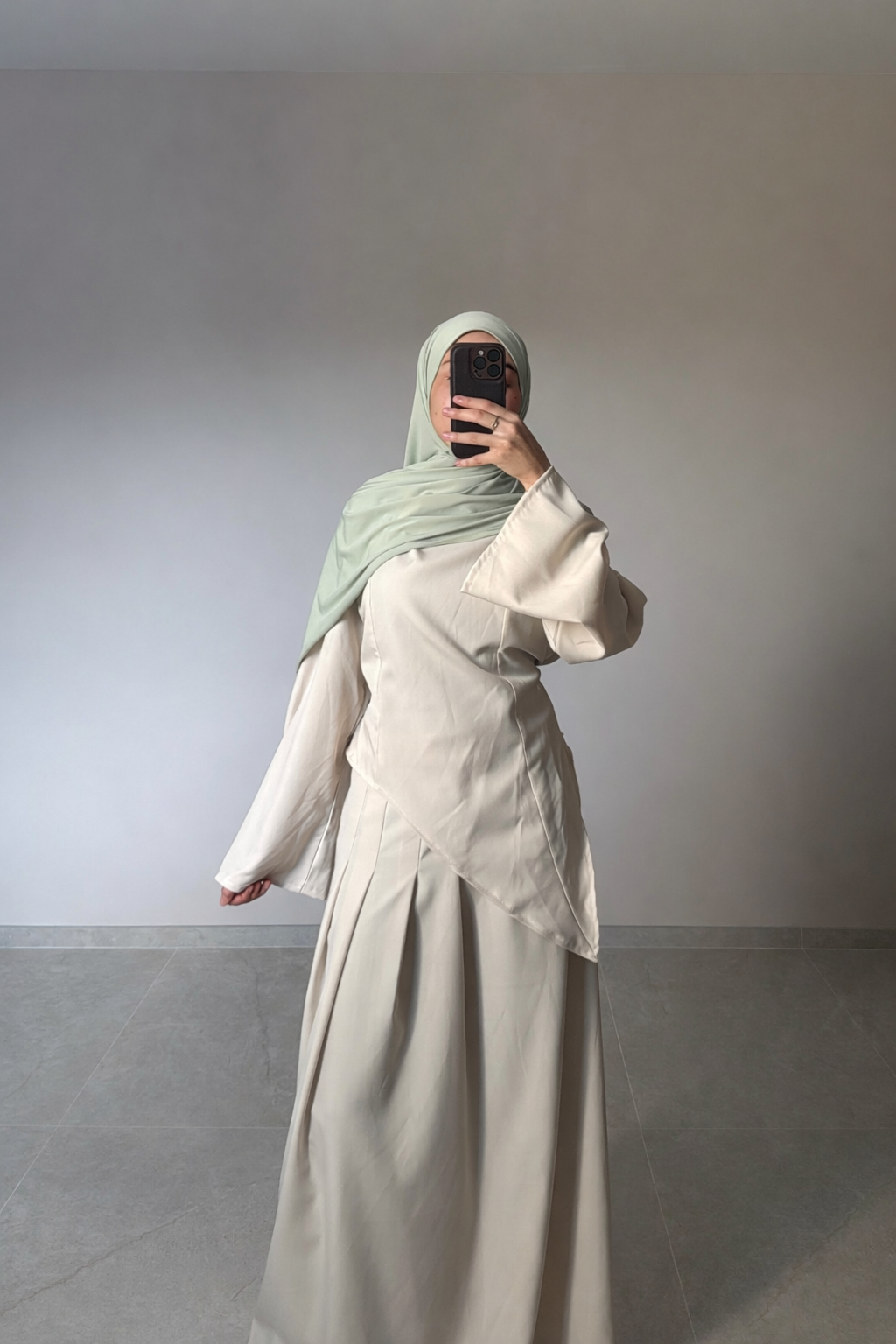 Ensemble jupe asymétrique CREME