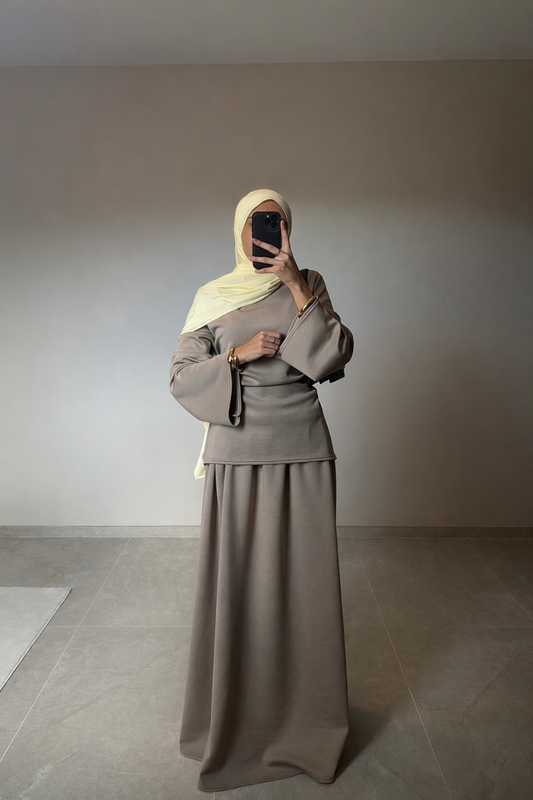 Ensemble jupe BEIGE