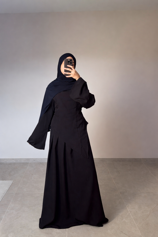 Ensemble jupe asymétrique NOIR