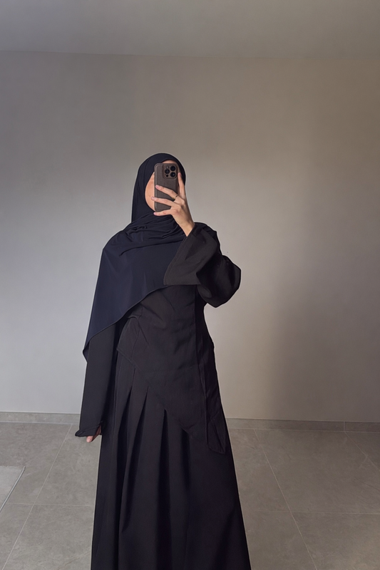 Ensemble jupe asymétrique NOIR
