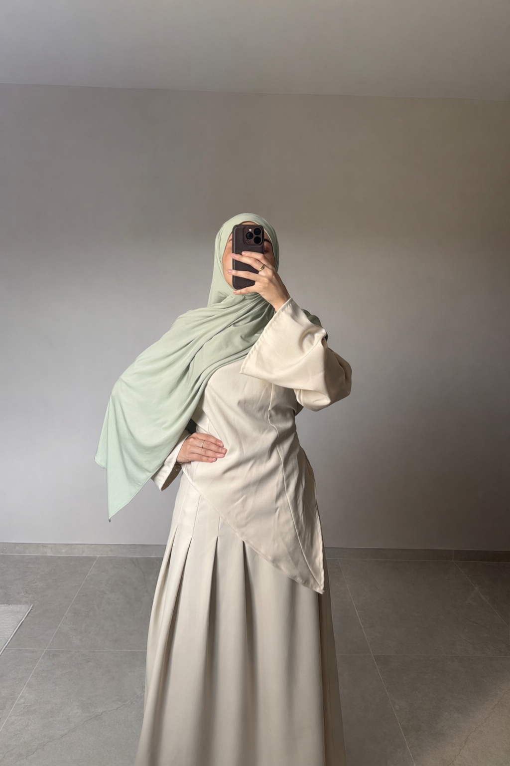 Ensemble jupe asymétrique CREME